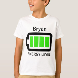 Camisa del nivel de energía