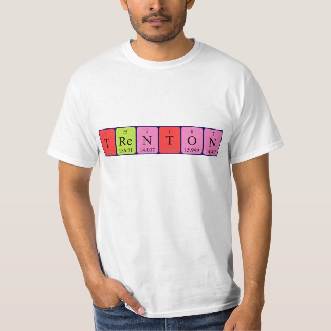 Camisa del nombre de la tabla periódica de Trenton (Anverso)