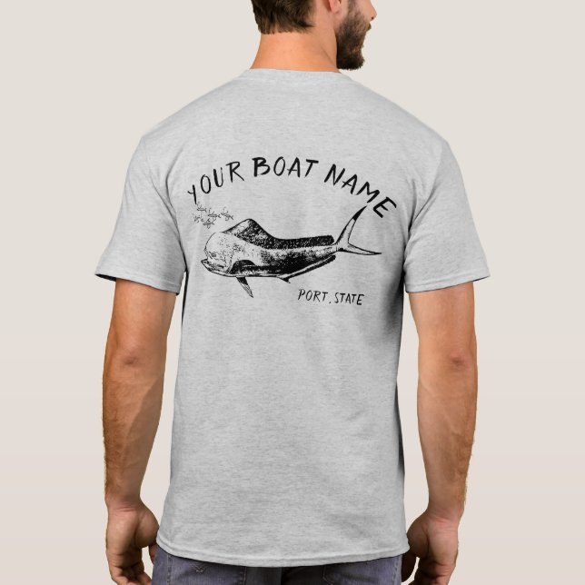 Camisa del nombre del barco de Mahi (Reverso)