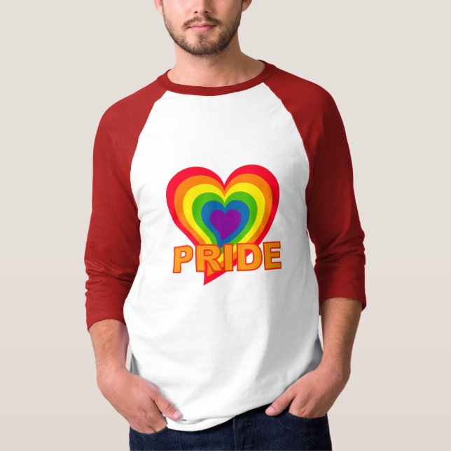 Camisa del orgullo arcoiris - elegir estilo y colo (Anverso)