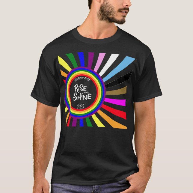 Camisa del Orgullo de Camarillo oscuro 2023 (Anverso)