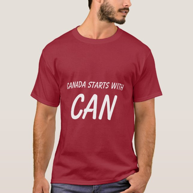 Camisa del orgullo de Canadá (Anverso)