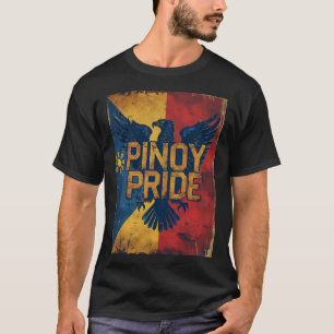 Camisa del Orgullo de Pinoy   Tee de bandera filip