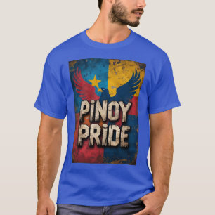 Camisa del Orgullo de Pinoy   Tee de bandera filip