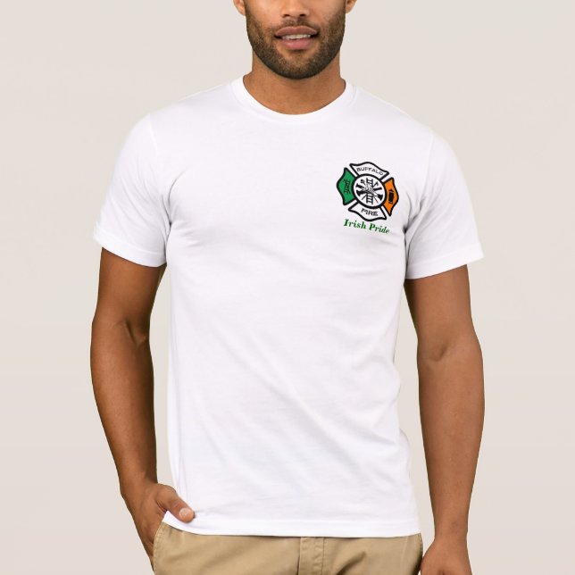 Camisa del "orgullo irlandés" del fuego del búfalo (Anverso)
