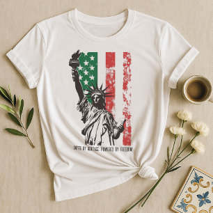 Camisa del Orgullo Italiano Americano Estatua de