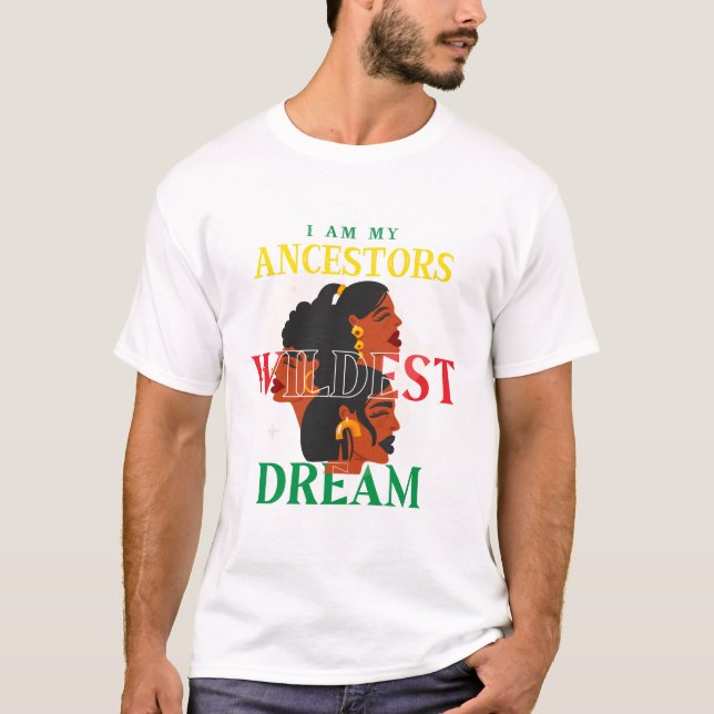 Camisa del Orgullo Negro | Soy Historia Negra (Anverso)