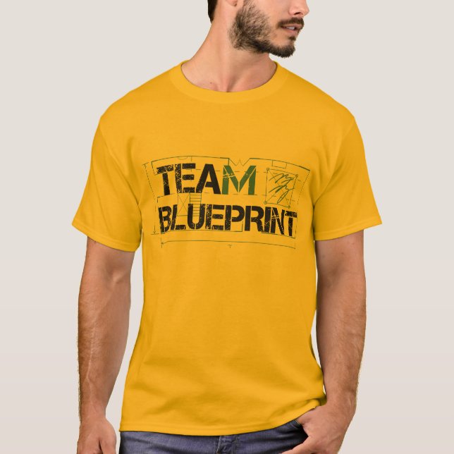 Camisa del oro del modelo del equipo (Anverso)