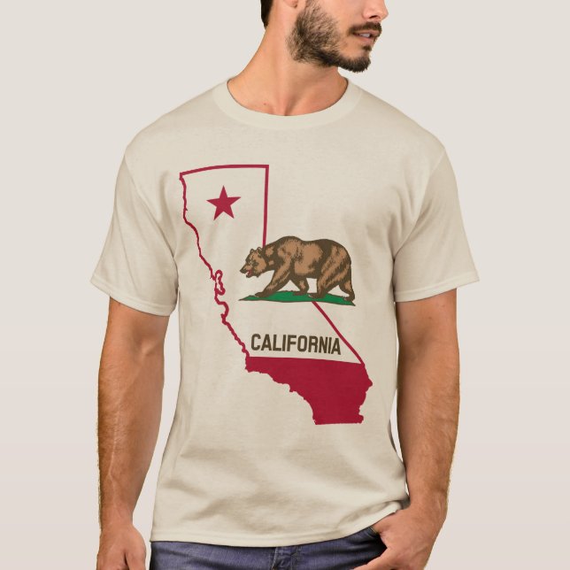 Camisa del oso de la república de California (Anverso)