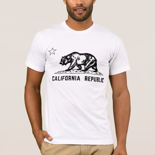 Camisa del oso de la república de California del (Anverso)