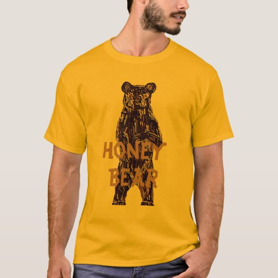 Camisa del oso de miel
