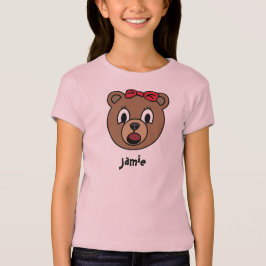Camisa del oso del chica