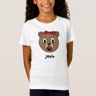 Camisa del oso del chica