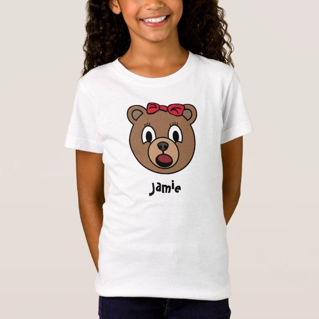 Camisa del oso del chica (Anverso)