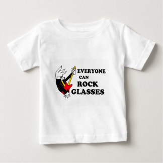 Camisa del pájaro de los vidrios de Rockin