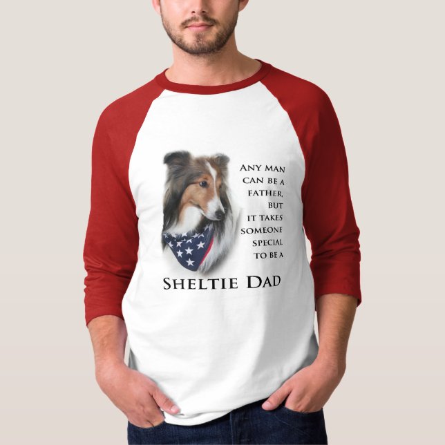 Camisa del papá #1 de Sheltie (Anverso)