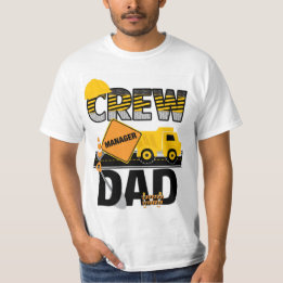 Camisa del papá de la construcción, camisa del