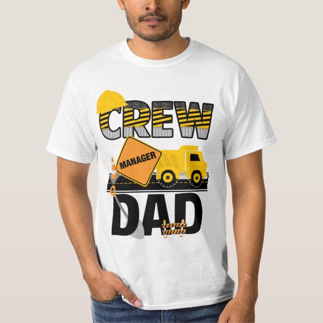 Camisa del papá de la construcción, camisa del (Anverso)
