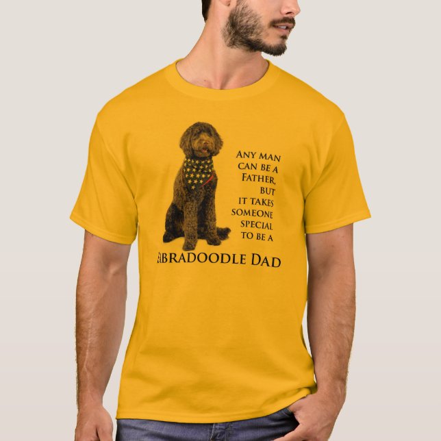 Camisa del papá de Labradoodle (Anverso)