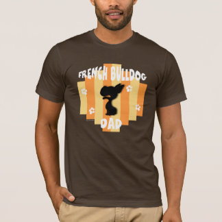 Camisa del papá del bulldog francés