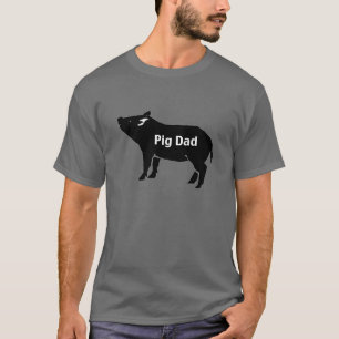 Camisa del papá del cerdo