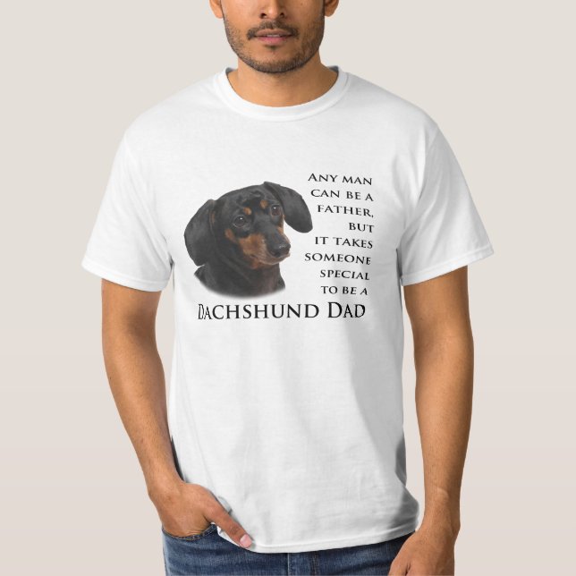 Camisa del papá del Dachshund (Anverso)