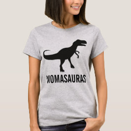 Camisa del papá del dinosaurio de Momasauras