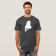 Camisa del papá del estado de Maine