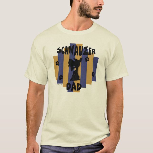 Camisa del papá del Schnauzer (Anverso)