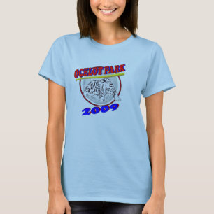 camisa del parque del ocelot de las señoras