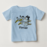 Camisa del pelícano de la Florida del bebé