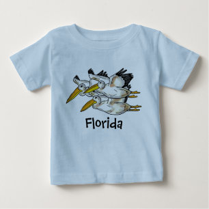 Camisa del pelícano de la Florida del bebé