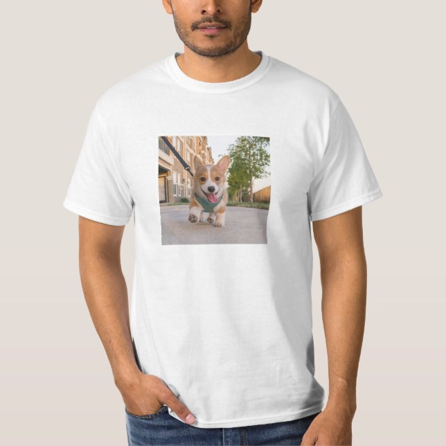 camisa del perrito del corgi (Anverso)