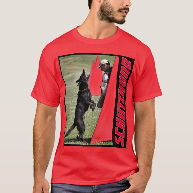 Camisa del perro de pastor alemán de Schutzhund (Anverso)
