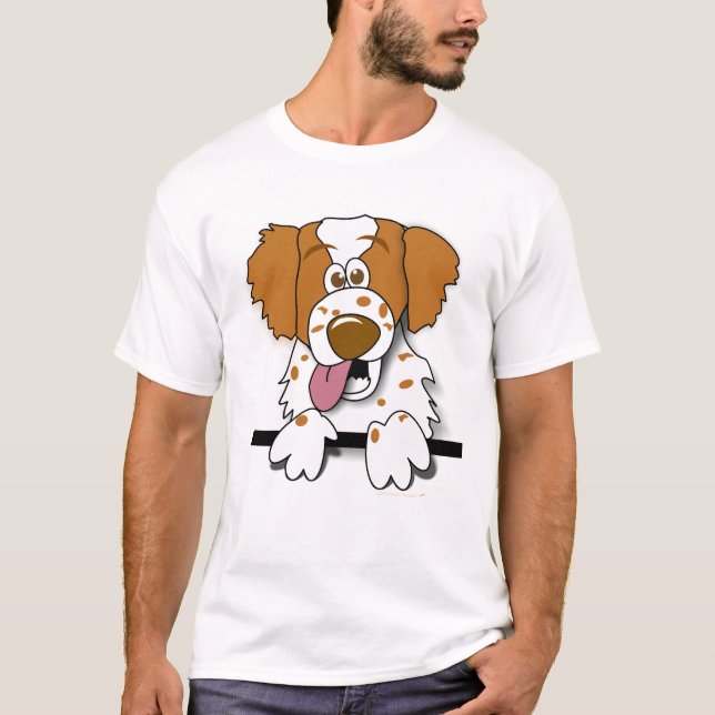 Camisa del perro del dibujo animado del perro de (Anverso)