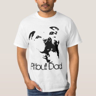 Camisa del perro del papá de Pitbull