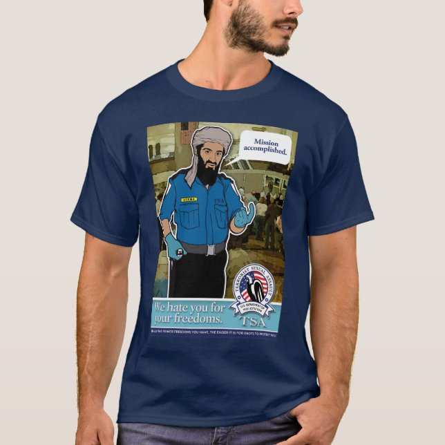 Camisa del personalizable de la parodia de TSA (Anverso)