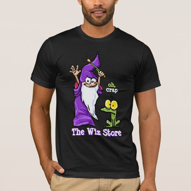 Camisa del personalizable del mago y del sapo (Anverso)