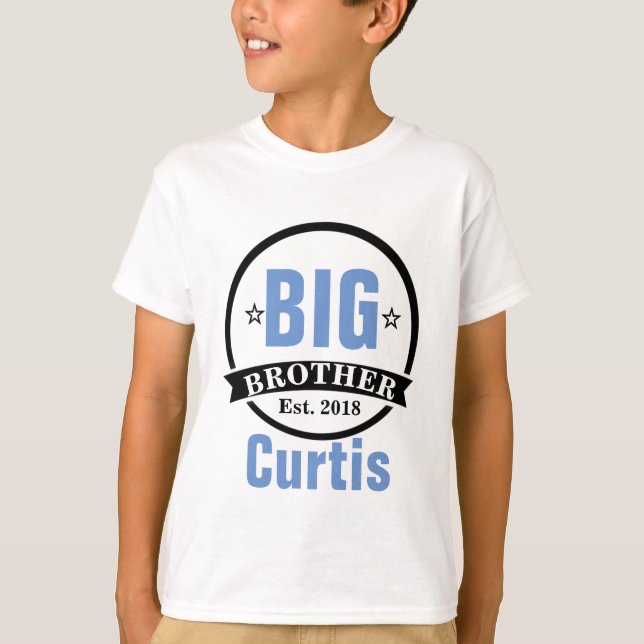 Camisa del personalizado de hermano mayor (Anverso)