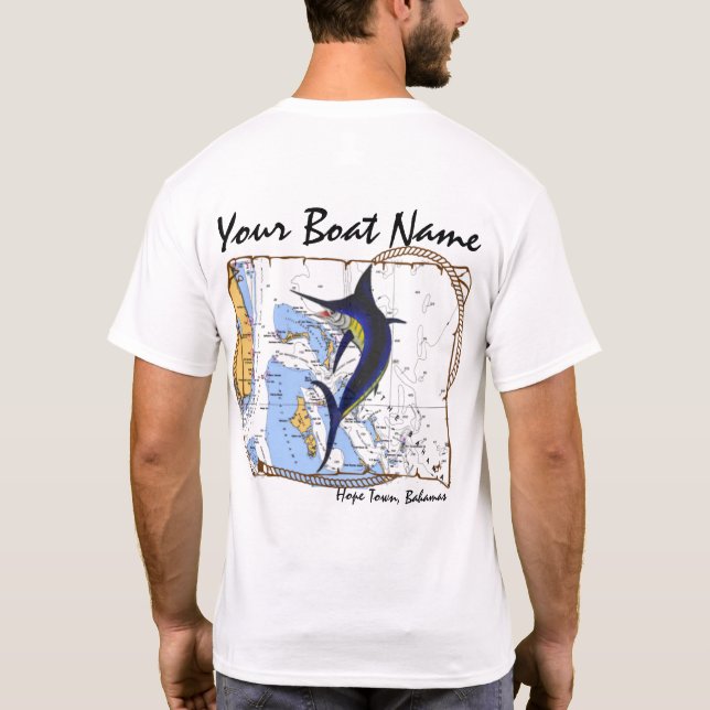 Camisa del personalizado de la aguja de Bahamas (Reverso)