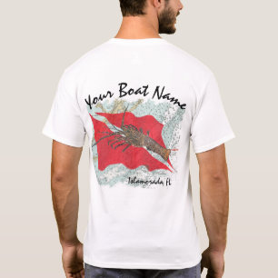 Camisa del personalizado de la langosta espinosa