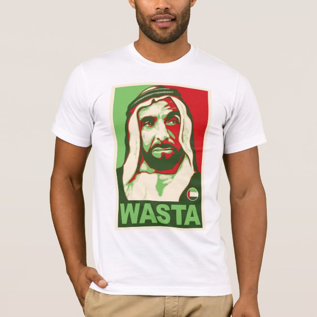Camisa del personalizado de Zayed_WASTA (Anverso)