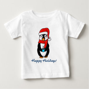 Camisa del pingüino del día de fiesta