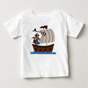 Camisa del pirata y del barco pirata