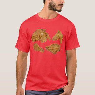 camisa del pollo frito