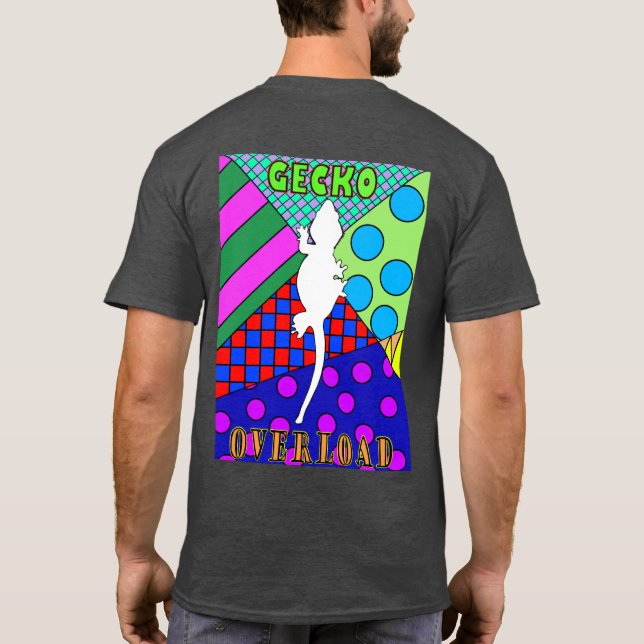 Camisa del poster de la sobrecarga del Gecko (Reverso)