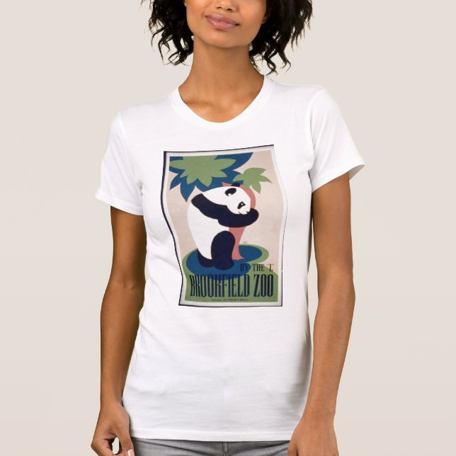 Camisa del poster del oso de panda (Anverso)
