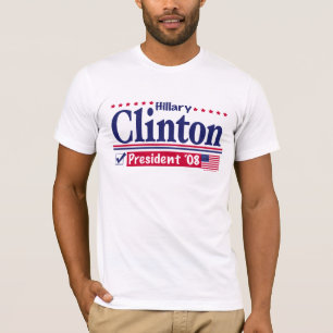 Camisa del presidente '08 de Hillary Clinton
