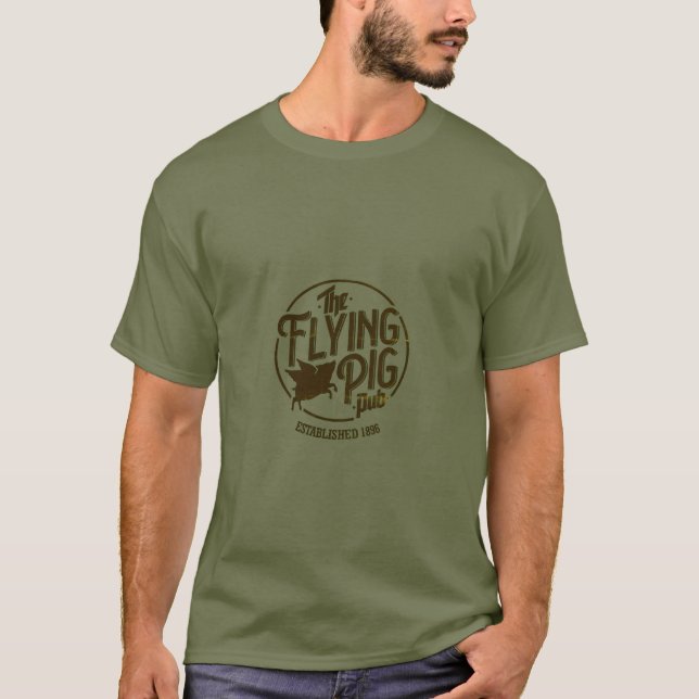 Camisa del Pub del cerdo del vuelo (Anverso)