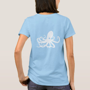 Camisa del pulpo del vintage del bebé del agua